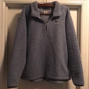 PINK sherpa pullover